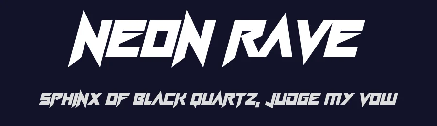 Neon Rave by Hawtpixel — Display Font — thumbnail 2