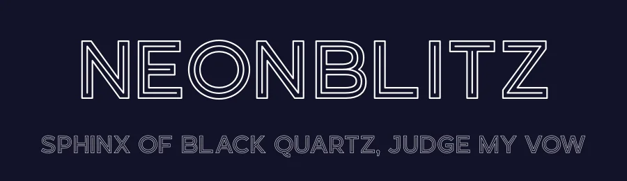 Neonblitz by Almarkhatype — Decorative Font — thumbnail 2