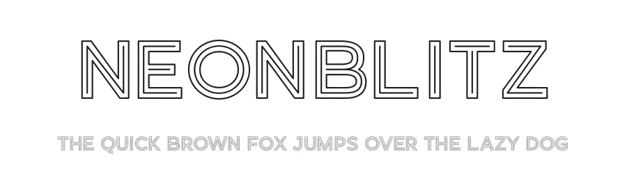 Neonblitz by Almarkhatype — Decorative Font
