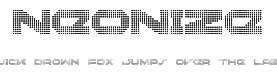Neonize by rayhan — Display Font