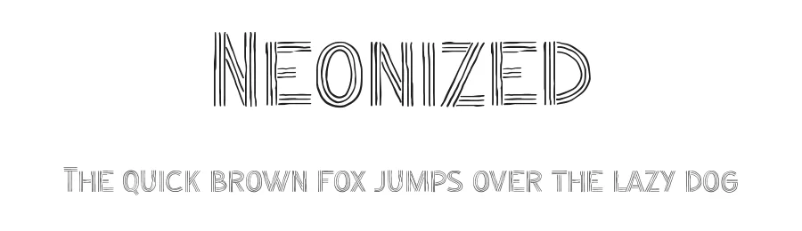 Neonized by Tokokoo Studio — Decorative Font