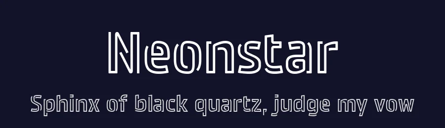 Neonstar by Moka Type Studio — Display Font — thumbnail 2