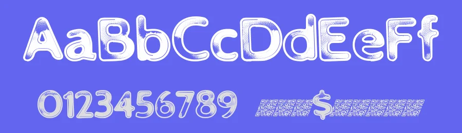 Neon Tech by Xerographer Fonts — Decorative Font — thumbnail 3