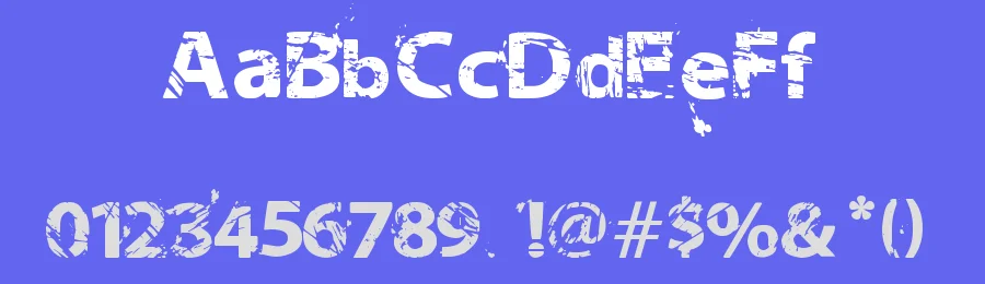 Neo Trash by Milabrya — Decorative Font — thumbnail 3