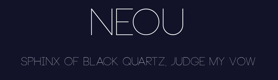 Neou by André Uenojo — Sans Serif Font — thumbnail 2