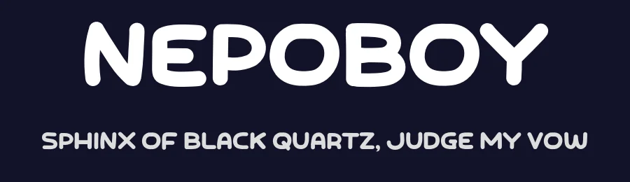 Nepoboy by Khurasan — Decorative Font — thumbnail 2