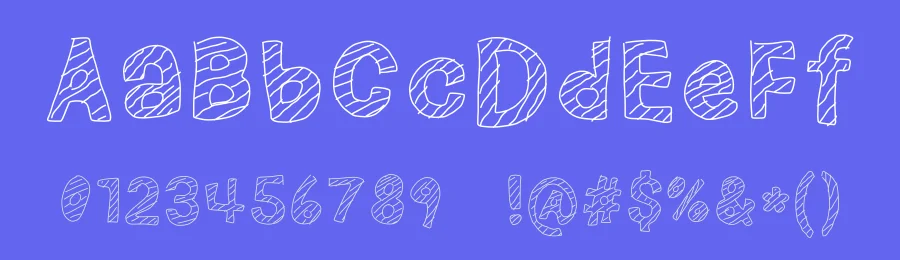 Nerd plus Dork=Nork by Nerdle Pants — Decorative Font — thumbnail 3