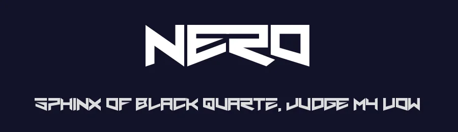 Nero by Chequered Ink — Display Font — thumbnail 2