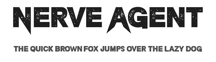 Nerve Agent by Fontmonger — Decorative Font