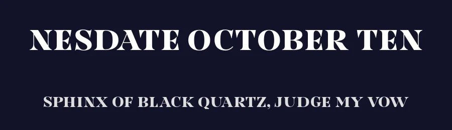 Nesdate October Ten by 7NTypes — Serif Font — thumbnail 2