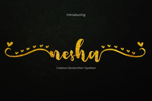 Nesha Font by Infontree — Script Handwritten Font