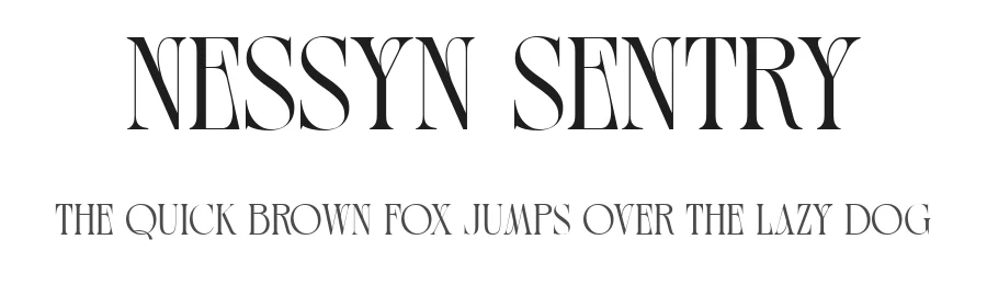 Nessyn Sentry by Handpik — Serif Font