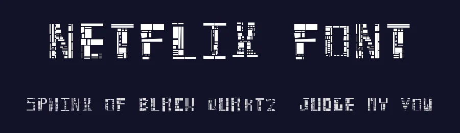 Netflix Font by Alex Steers — Decorative Font — thumbnail 2