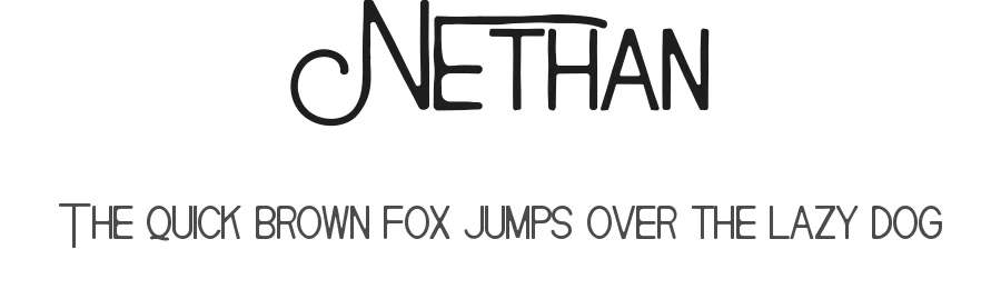 Nethan by RaisProject β Decorative Font