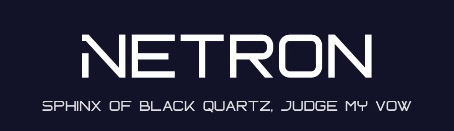 Netron by Linecreative — Display Font — thumbnail 2