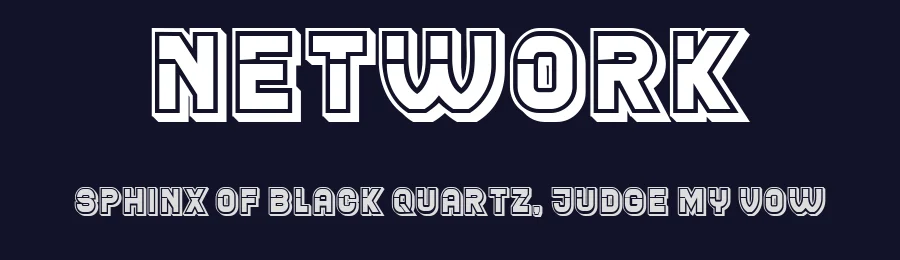 Network by Vladimir Nikolic — Decorative Font — thumbnail 2