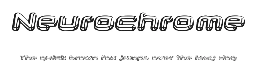 Neurochrome by Typodermic Fonts — Display Font