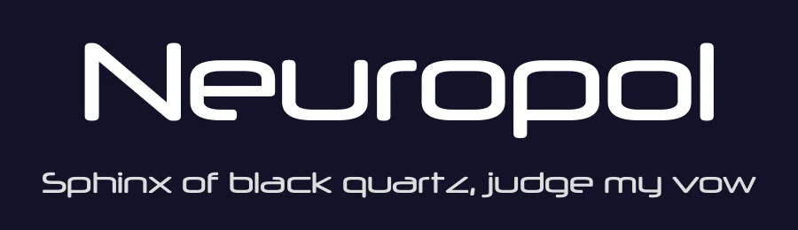 Neuropol by Typodermic Fonts — Display Font — thumbnail 2