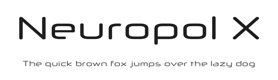 Neuropol X by Typodermic Fonts — Display Font