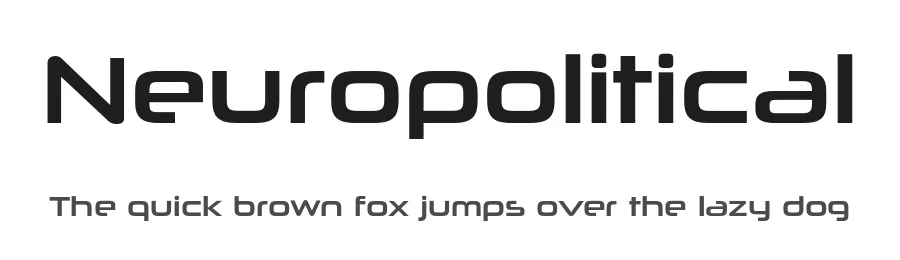 Neuropolitical by Typodermic Fonts — Display Font