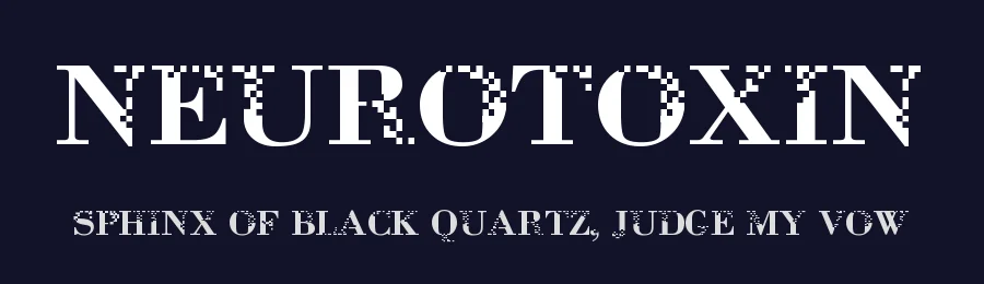 Neurotoxin by Harold's Fonts — Display Font — thumbnail 2