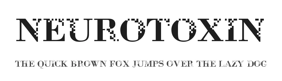 Neurotoxin by Harold's Fonts — Display Font
