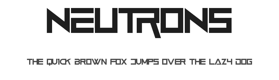 Neutrons by Calligraphy Fonts — Display Font
