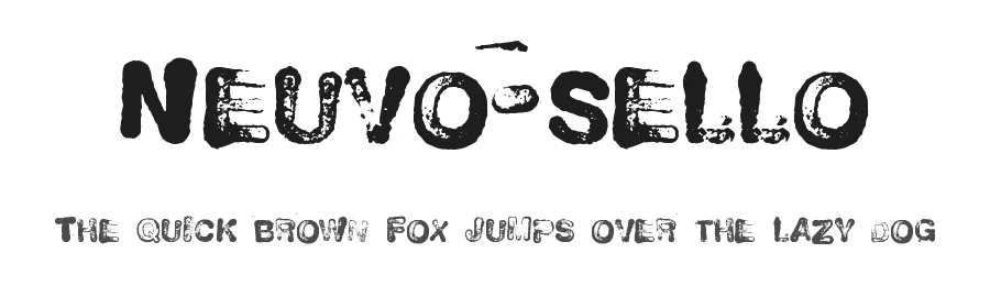 Neuvo-Sello by Colm Clafferty — Decorative Font