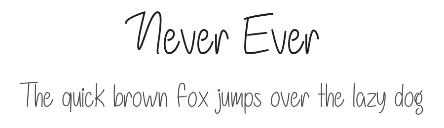 Never Ever