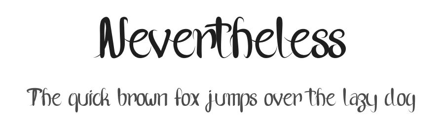 Nevertheless
