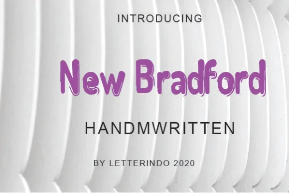 New Bradford Font by johndesign540 — Script Handwritten Font