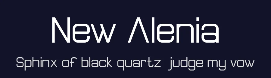 New Alenia by Shanaya Studio — Sans Serif Font — thumbnail 2