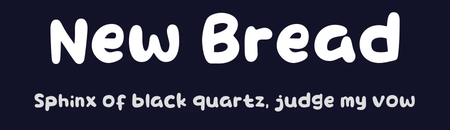 New Bread by Khurasan — Decorative Font — thumbnail 2