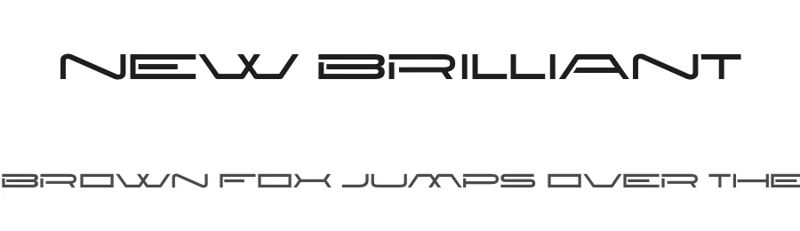 New Brilliant by Typodermic Fonts — Display Font