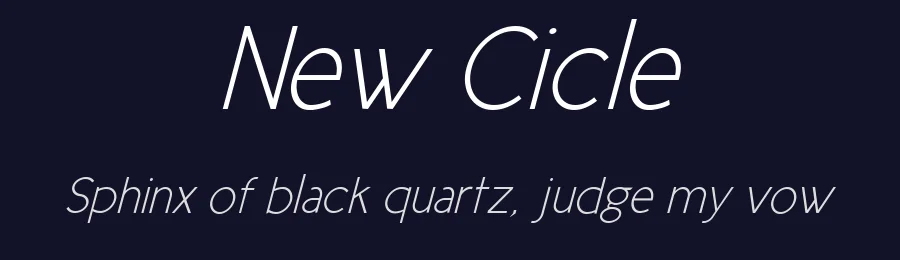 New Cicle by TPK — Sans Serif Font — thumbnail 2