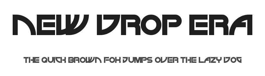New Drop Era by Michael Muranaka β Display Font