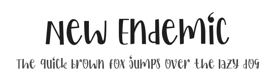 New Endemic