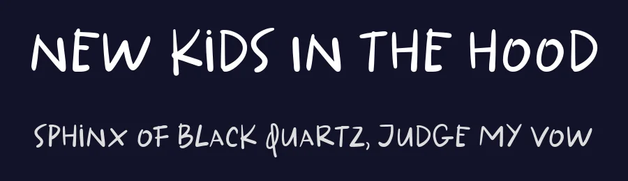 New Kids In The Hood by olivetype — Script Handwritten Font — thumbnail 2