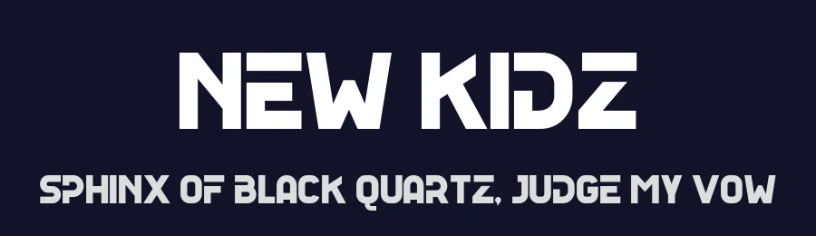 New Kidz by Edy Wiyono — Sans Serif Font — thumbnail 2