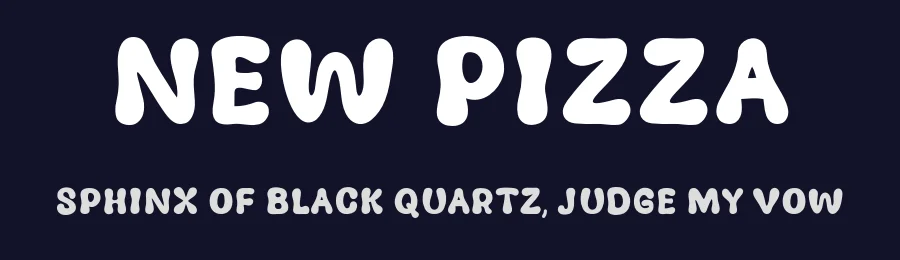 New Pizza by Khurasan — Decorative Font — thumbnail 2