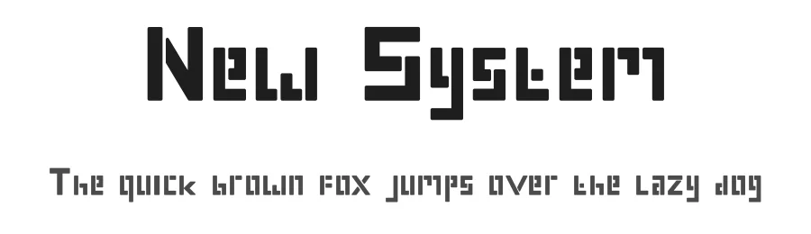 New System