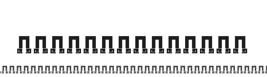 New Wave Aztec by Cesar Galvan — Decorative Font