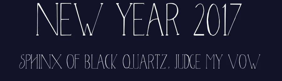 New Year 2017 by creativetacos — Decorative Font — thumbnail 2