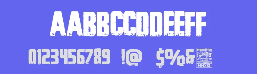 New York Hardcore by Woodcutter — Decorative Font — thumbnail 3