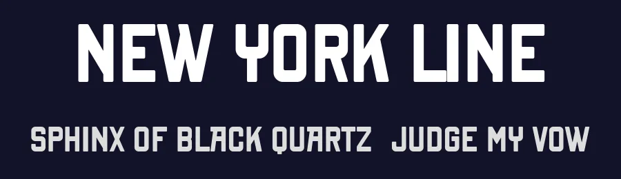 New York Line by Kustomtype — Decorative Font — thumbnail 2