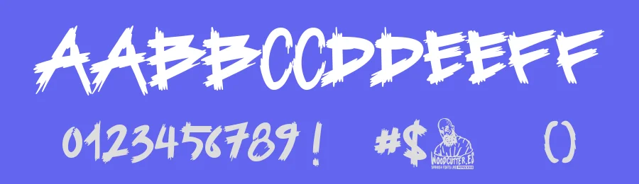 New York Scary by Woodcutter — Decorative Font — thumbnail 3