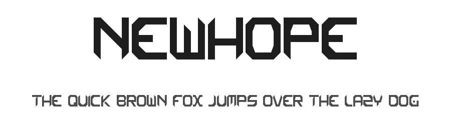 NewHope by Umut Yildirim β Display Font