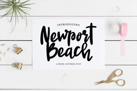 Newport Beach Font by blushfontco — Script Handwritten Font