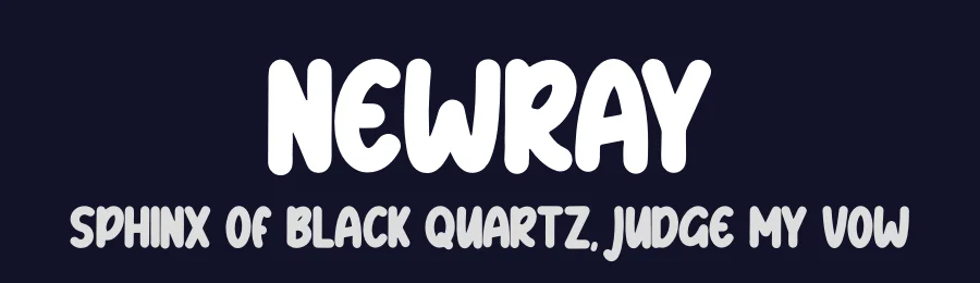 Newray by Skiiller Studio — Decorative Font — thumbnail 2