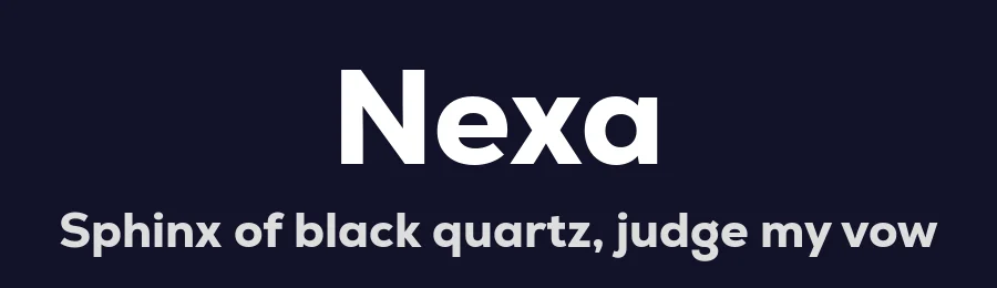 Nexa by Fontfabric — Sans Serif Font — thumbnail 2